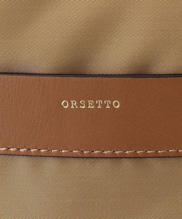 23区 ORSETTO ナイロンツイル ワンハンドル バッグ キャメル系