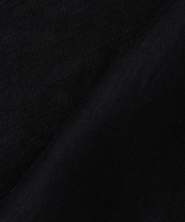 BEIGE， CYANO / サテン ドレープブラウス Black