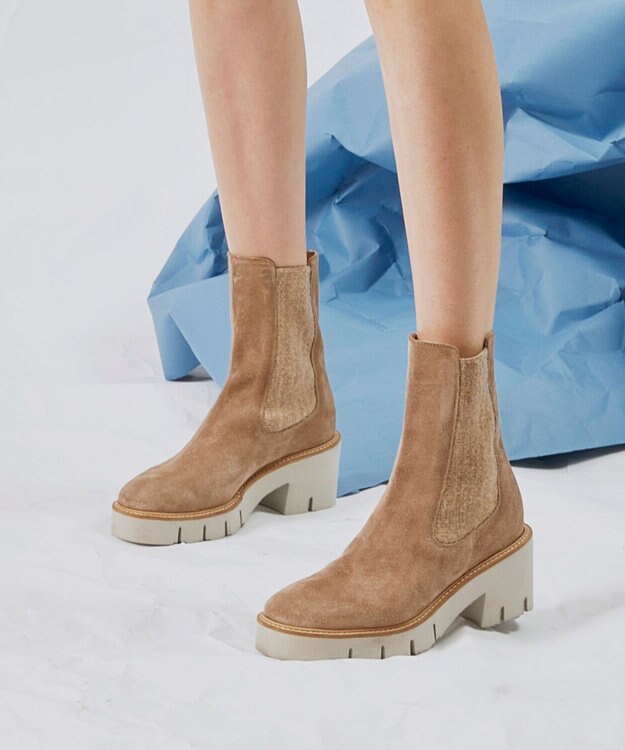 LucaGrossi/ルカグロッシ】厚底サイドゴアヒールブーツ / BONTRE LucaGrossi/ルカグロッシ】厚底サイドゴアヒールブーツ / BONTRE