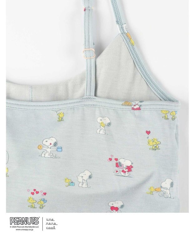 une nana cool 【スヌーピー】PEANUTS × une nana cool カップ付きキャミソール SNOOPY GY