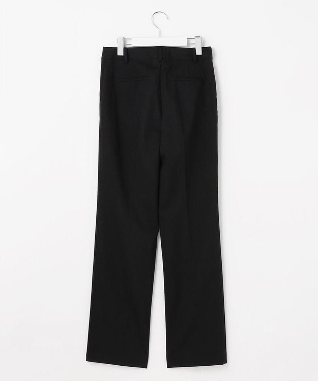 J.PRESS LADIES L 【リクルート対応】セラータカームスキン ストレート パンツ ブラック系