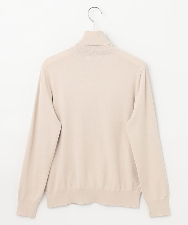 J.PRESS LADIES L 【洗える】PRINCE タートルネック ニット ベージュ系