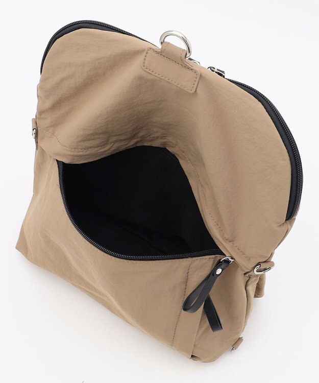 LA BAGAGERIE 【MONICA】フロントポケット2WAYバッグ グレージュ