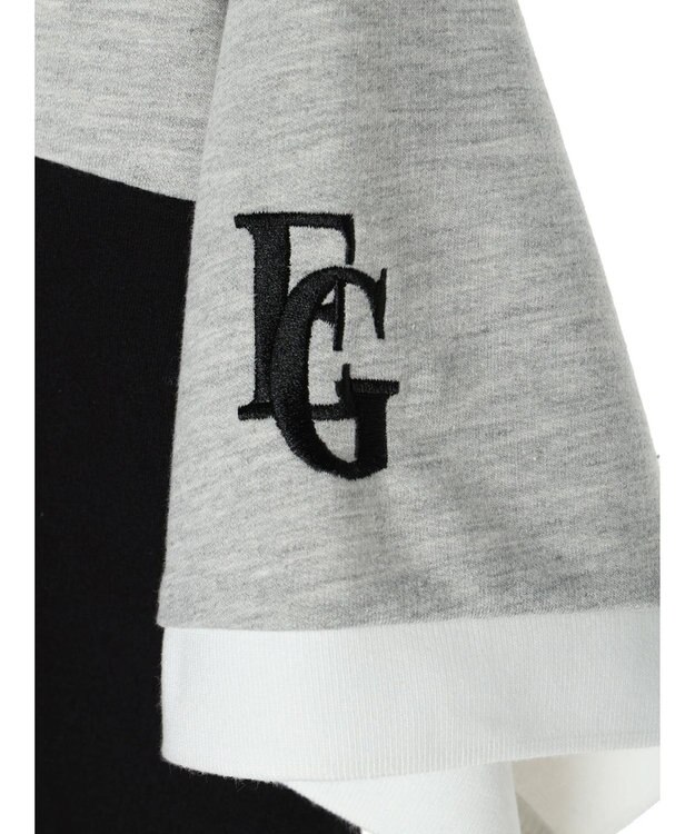 Green Parks ＥＧＯＩＳＴ　ロゴ刺しゅうラガーシャツ Gray