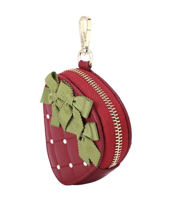 Maison de FLEUR いちごコインケース Red