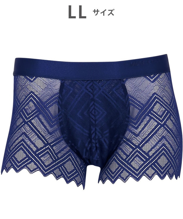WACOAL MEN WACOAL MEN ボクサーパンツ 【レースボクサー】 フロント快適グラマラス 通気性(本体) 前閉じ 下着 メンズ WT3828 /ワコールメン コン