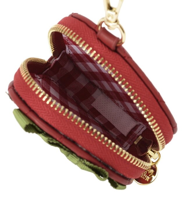 Maison de FLEUR いちごコインケース Red