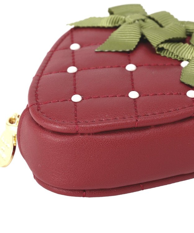 Maison de FLEUR いちごコインケース Red
