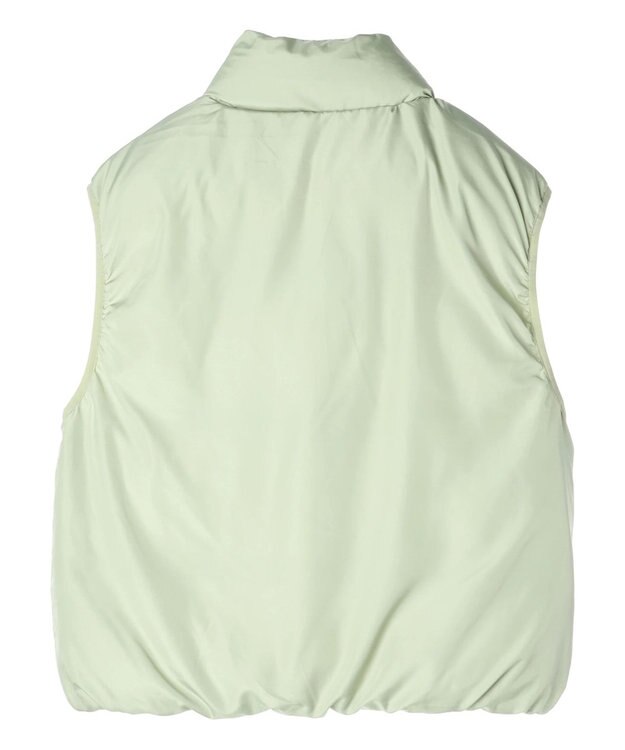 earth music&ecology パファーベスト Light Green