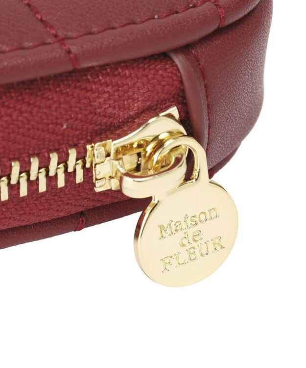 Maison de FLEUR いちごコインケース Red