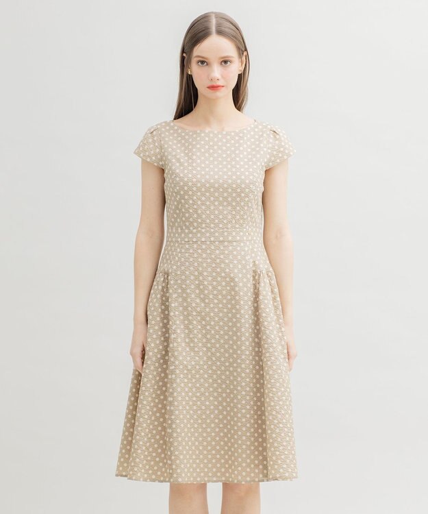 TOCCA 【洗える！】MELODY ドレス ベージュ系5