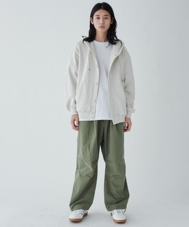 WEGO 【ユニセックス着用ITEM】スウェットボタンカーディガン グレーその他