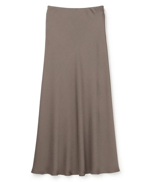 uncrave ライトダブルサテン バイアススカート トープ