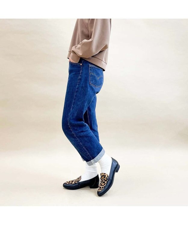 ing <ing>ビットローファー ベージュハラコ