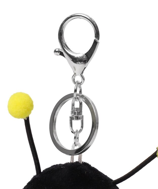 WEGO スリムたらこみつばちぬいぐるみキーホルダー ブラック