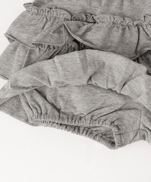 組曲 KIDS 【90㎝】フリルブルマー グレー