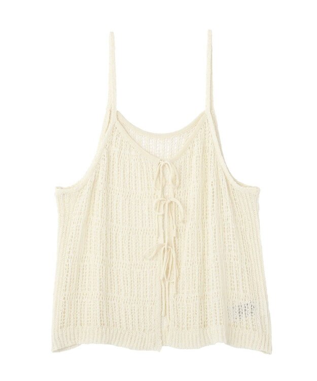CRAFT STANDARD BOUTIQUE ノットヤーン透かしビスチェ Off White