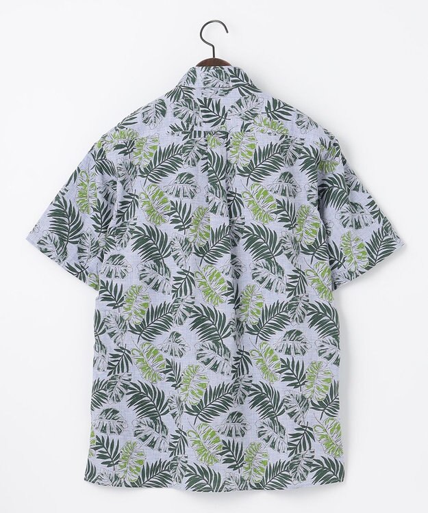 JOSEPH ABBOUD リヨセルリーフ 半袖シャツ カーキ系5