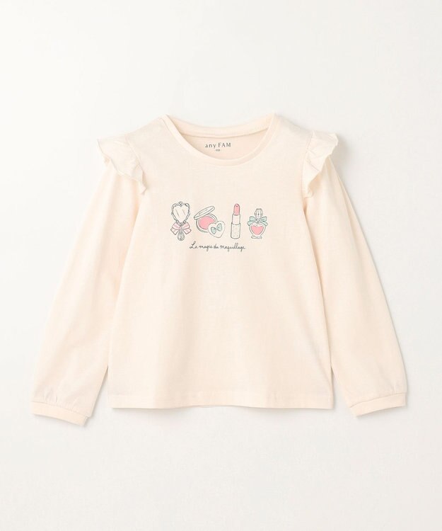 ANY KIDS 【WEB限定】7days プリント Tシャツ オフホワイト×コスメ
