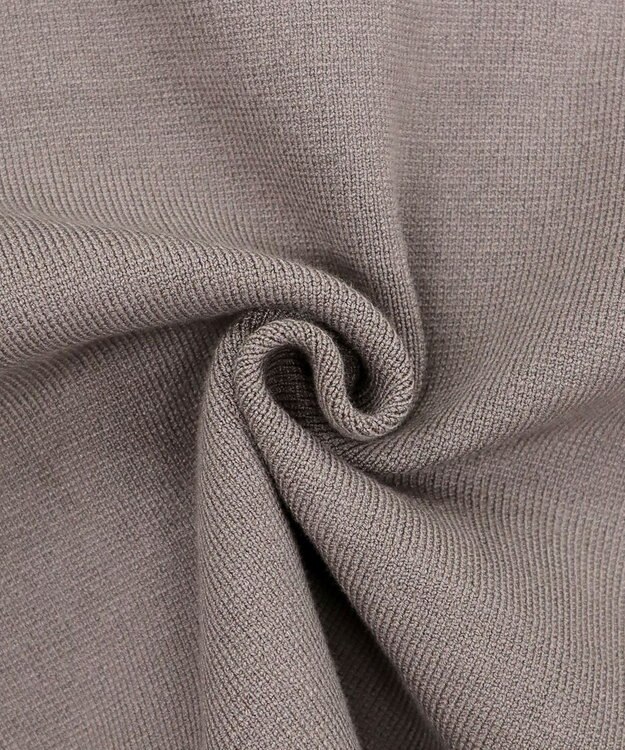 Tiaclasse L 【新色追加・洗える】ストレートショートニットボレロ グレージュ