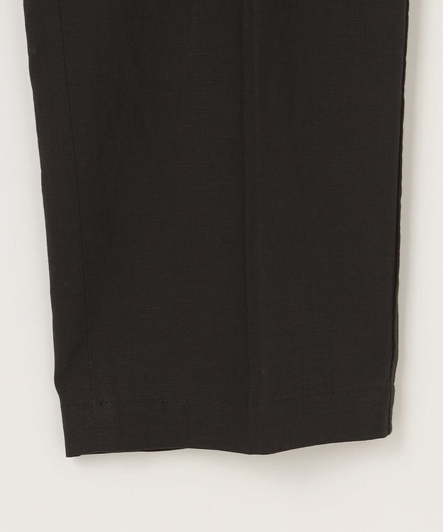 UNFILO MENS ライトリネン テーパードパンツ [23年春夏商品] ブラック