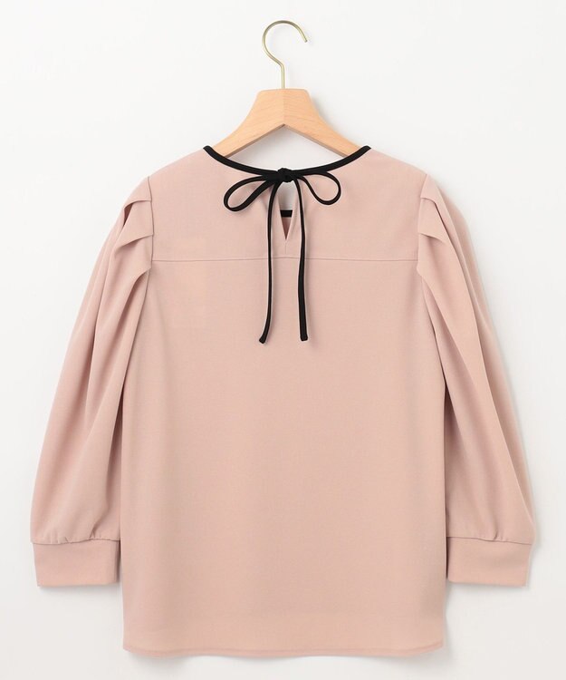 組曲 ライトアムンゼンジャージーバックリボン トップス ローズ系