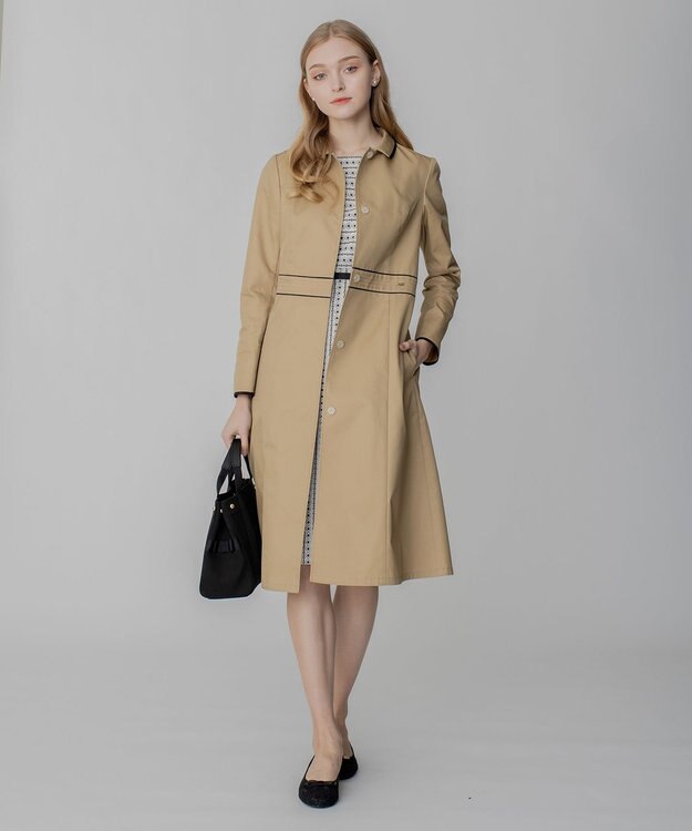 TOCCA 【洗える！】ICON BORDER ドレス アイボリー系7