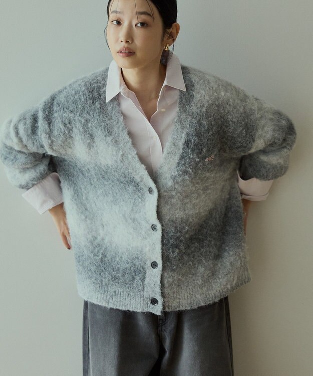AMERICAN HOLIC PENNEY'Sシャギーグラデーションカーディガン Gray