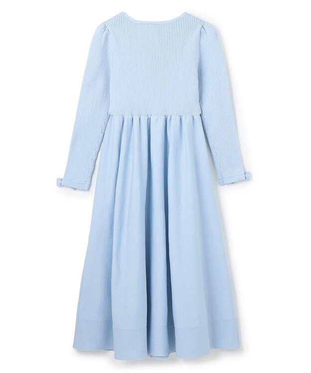 TOCCA 【洗える！】ROSY FUTURE ニットドレス スカイブルー系