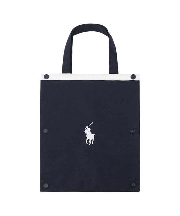 MOONBAT POLO RALPH LAUREN(ポロ ラルフローレン) 【C-zeroはっ水】傘袋 折りたたみ傘用 PP刺繍 吸水生地 ネイビーブルー