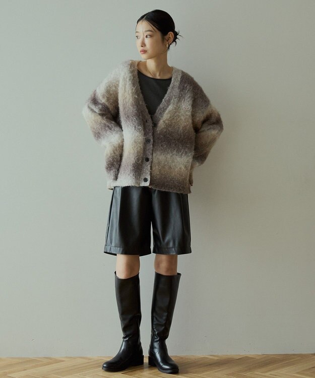 AMERICAN HOLIC PENNEY'Sシャギーグラデーションカーディガン Brown