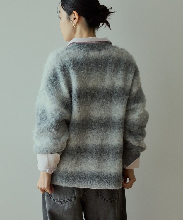 AMERICAN HOLIC PENNEY'Sシャギーグラデーションカーディガン Gray