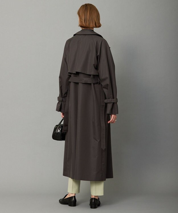 ICB TCシャンブレーツイル 2WAYトレンチコート チャコール系