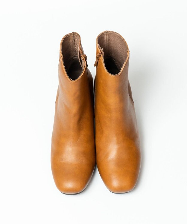 BONTRE 【BONTRE/ボントレ】スクエアショートブーツ ブラウン