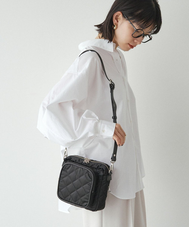 ラシット（russet）/キルティングスクエアショルダーバッグ(SF−257) 2025AW新作】キルティングスクエアショルダーバッグ(SF-257) / russet