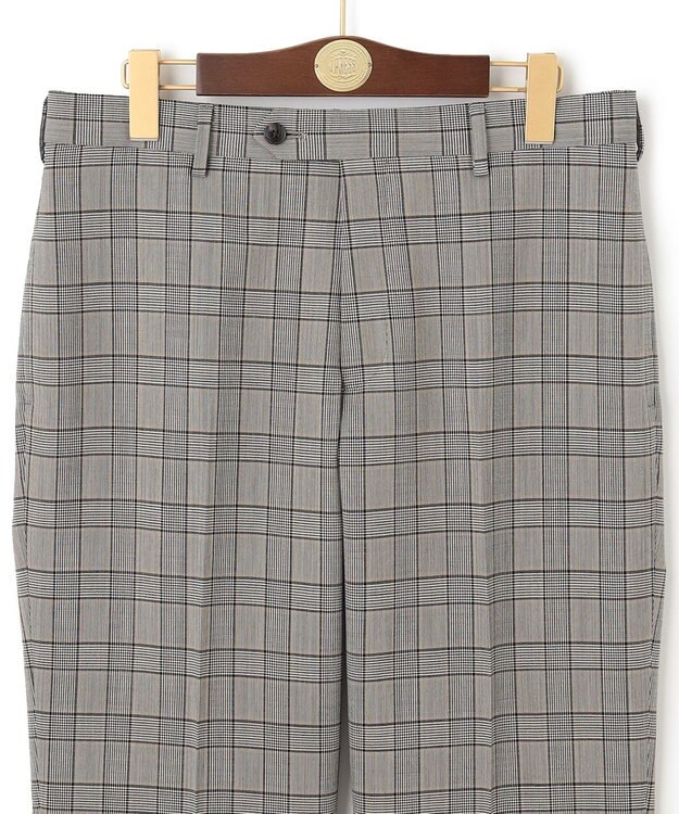 J.PRESS MEN 【PEPPIN MERINO COMFORT】グレナカートチェック スラックス ブラック系4