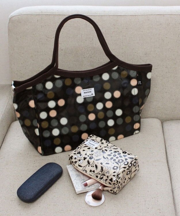 ROOTOTE 1298【ポーチ】EU.ウイズルー.ラミネート-K 01：ハナゾノ