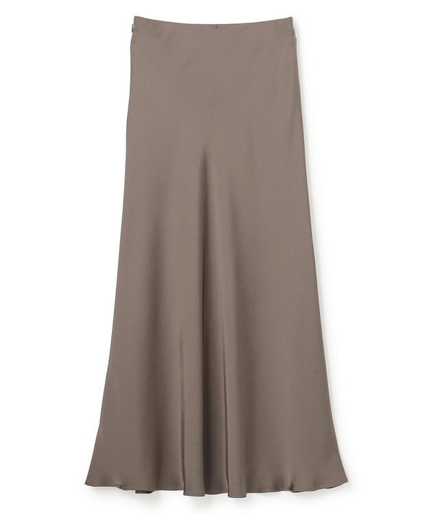 uncrave ライトダブルサテン バイアススカート トープ