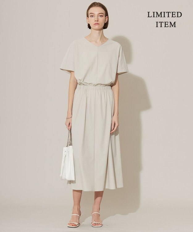 ICB L 【WEB限定・接触冷感・UVカット・洗える】アトラストリコット ワンピース トープ系