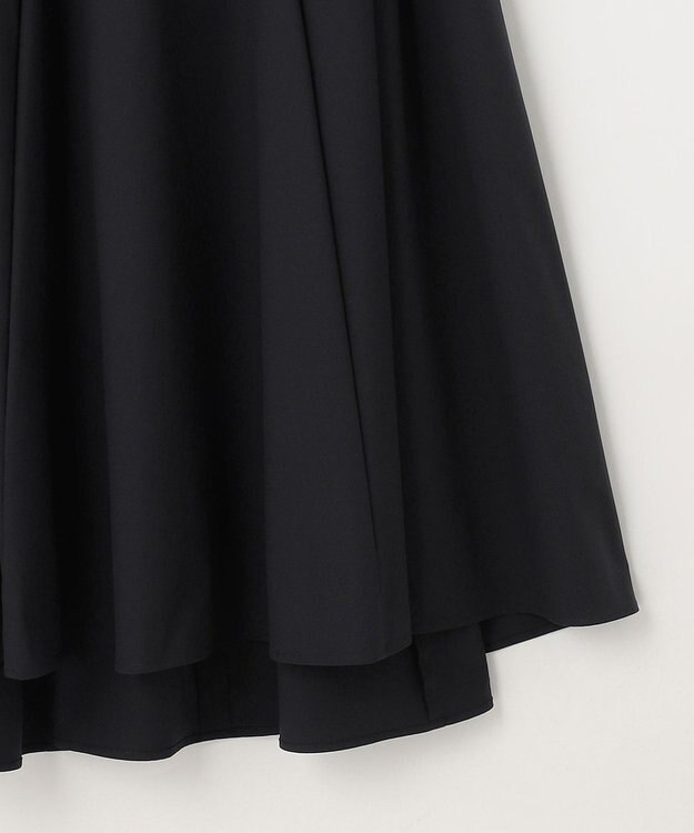 組曲 【速乾・撥水】ハイカウントタフタ スカート ネイビー系