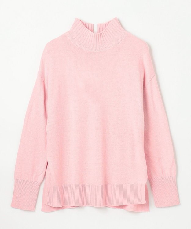 ANY L 【手洗い可】イタリーヤーンウールカシミヤミックスプルオーバー ペールピンク