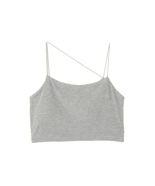 earth music&ecology カップ付ショート丈キャミソール Gray Mixture