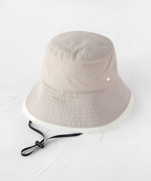 TOCCA 【サイズ調整可】TRIM RIBBON BUCKET HAT バケットハット [新色]グレージュ系