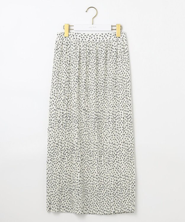 ANY SIS 【洗える】ナロー プリーツスカート アイボリー系3