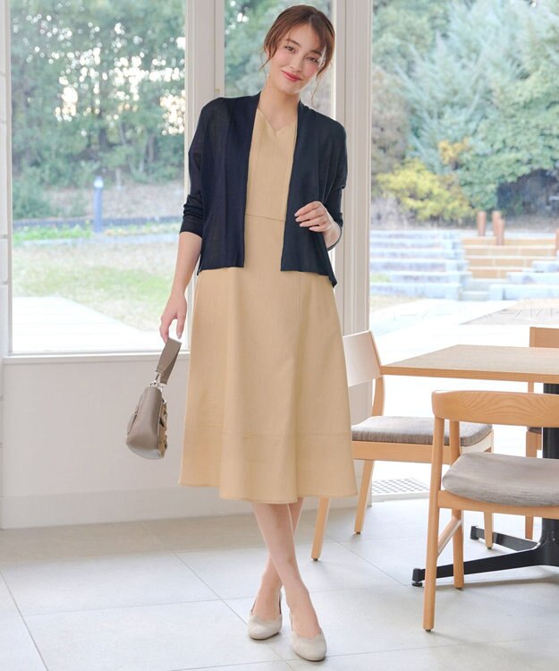 Tiaclasse 【おのののかさん着用】ショートトッパーカーディガン ネイビー