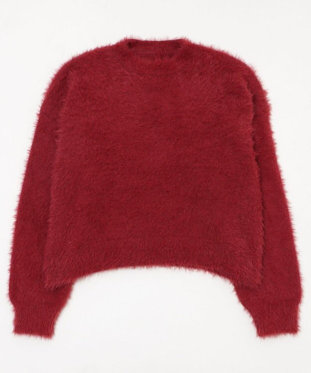 WEGO シャギーニットプルオーバー ワイン