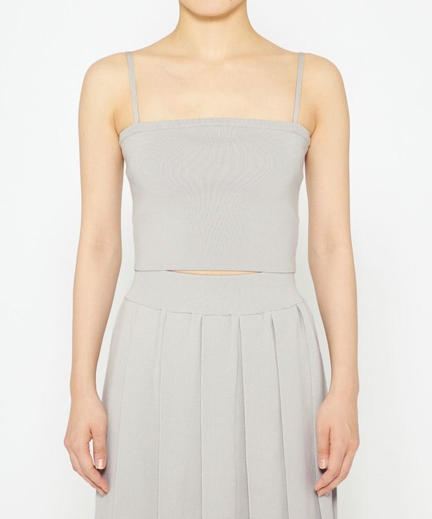 uncrave 【手洗い可】ドライタッチ ニット カップ付き バンドゥ（uncrave WHITE） アイスグレー