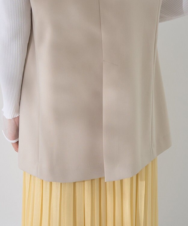 YECCA VECCA ノーカラージレ Light Beige