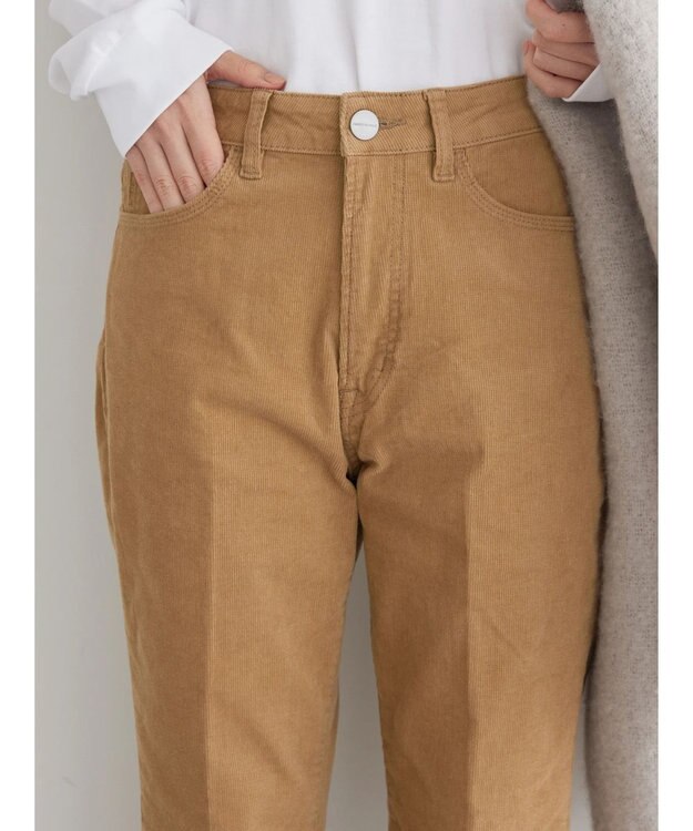 AMERICAN HOLIC コーデュロイフレアパンツ Beige