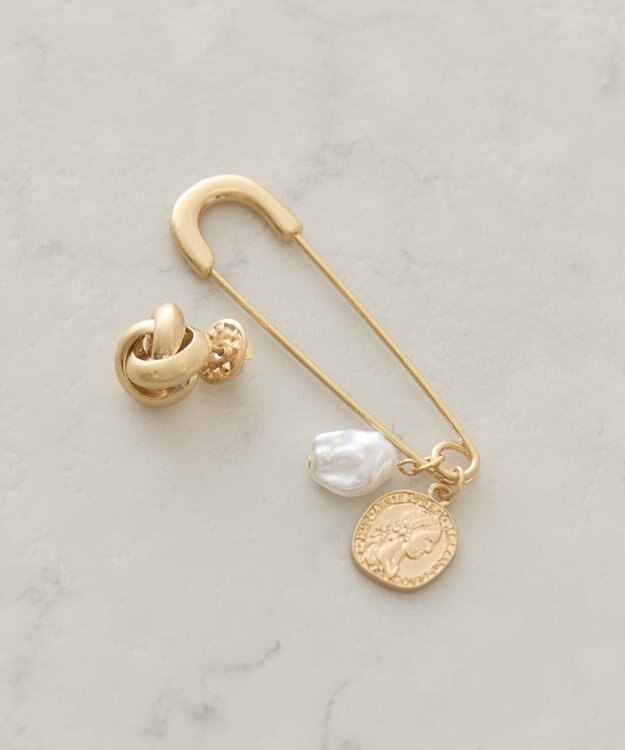 AMERICAN HOLIC 【2点SET】ストールピンブローチ Gold
